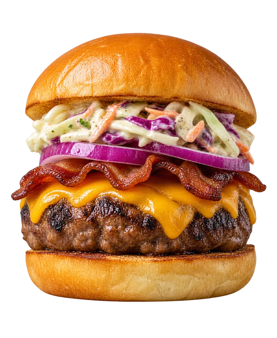 Metzgerburger mit Speck