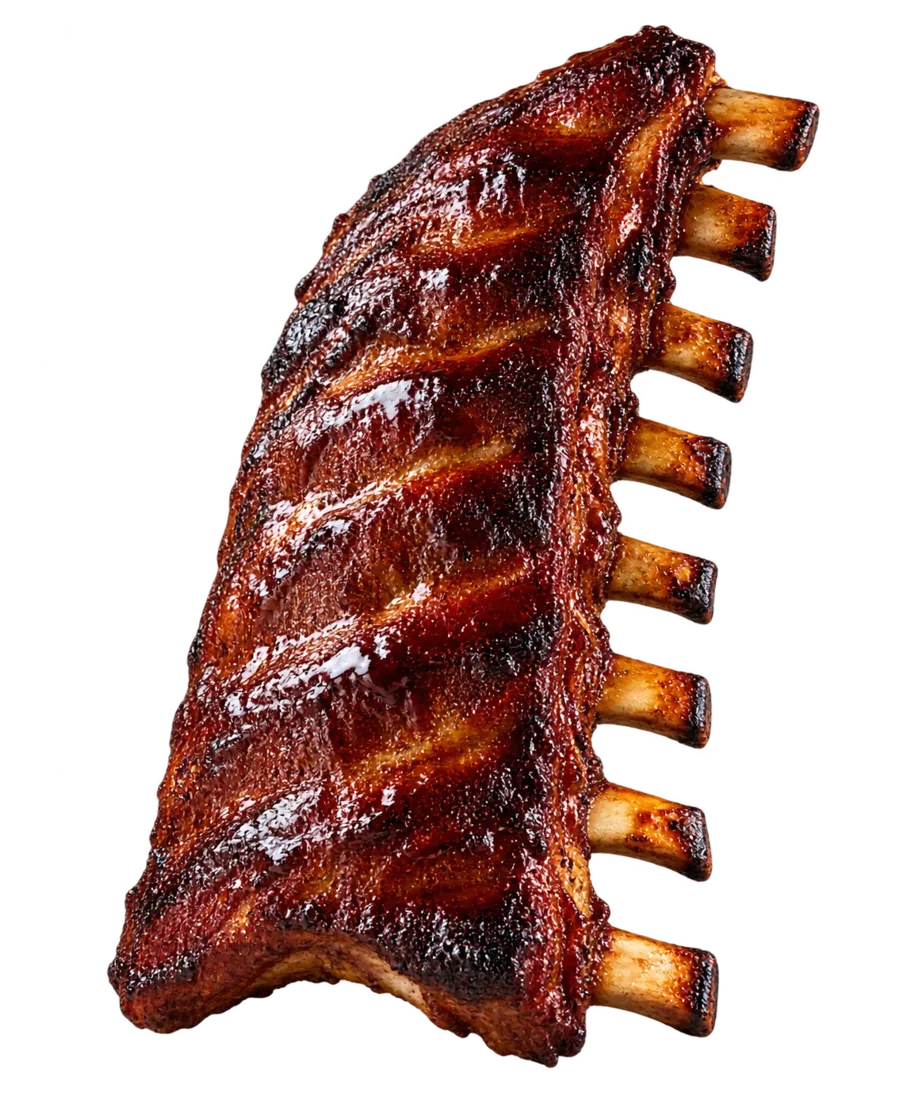 Spareribs in Barbecue-Glasur